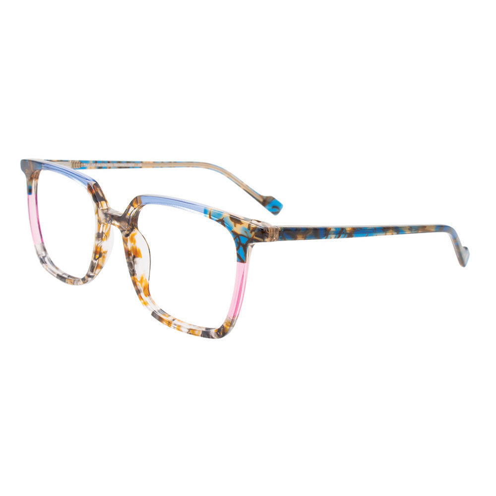 TAKUMI TK1257 Eyeglasses 015 Grey Brn Marb   Blue   Pink Tr 51mm